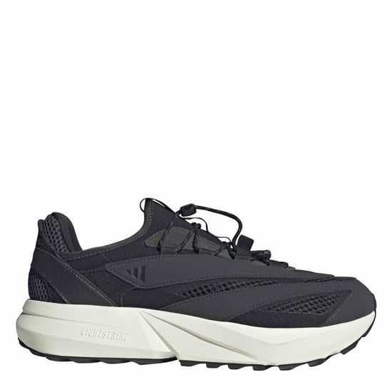 Women's adidas Lightblaze Vista Runners in Carbon/Core Bla - Image 1