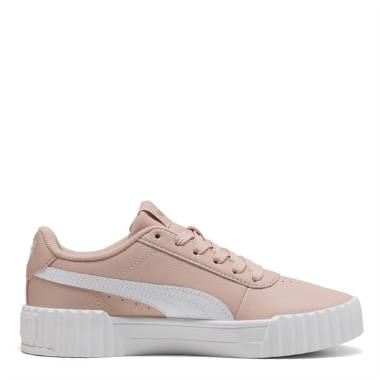 Women's Puma Carina 3.0 Low Top Trainers in Rose Quartz - Image 4