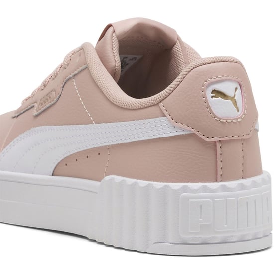 Women's Puma Carina 3.0 Low Top Trainers in Rose Quartz - Image 5
