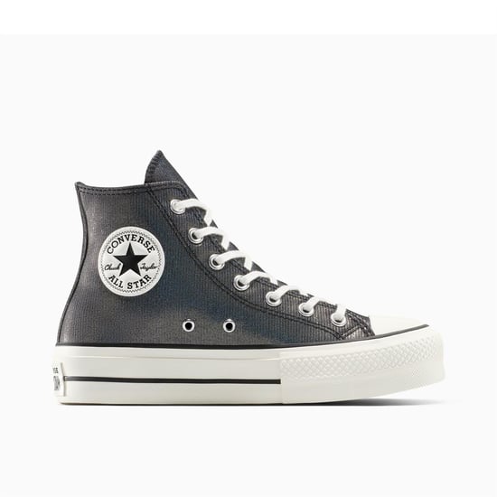 Women's Converse Chuck Taylor All Star Lif High Top Trainers in 001-Black/Bla - Image 1