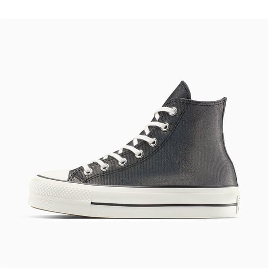 Women's Converse Chuck Taylor All Star Lif High Top Trainers in 001-Black/Bla - Image 2