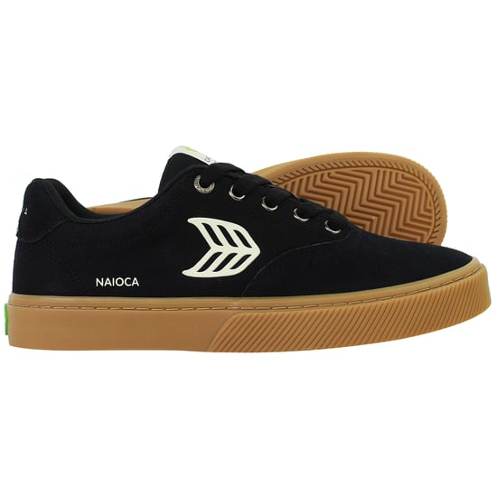 Cariuma Naioca Skate Unisex Black Plimsolls - Image 4