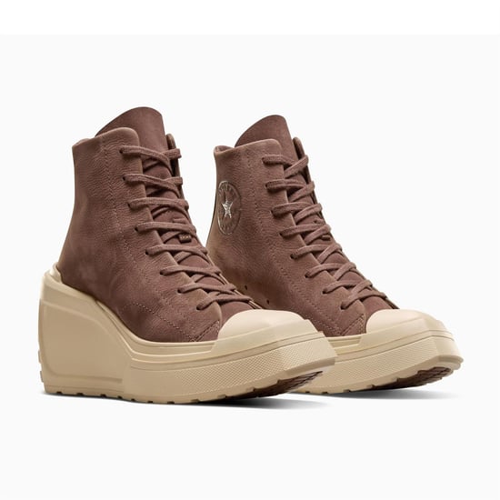 Women's Converse Chuck 70 De Luxe Wedge Co Trainers in 202-Bear Nap/ - Image 3