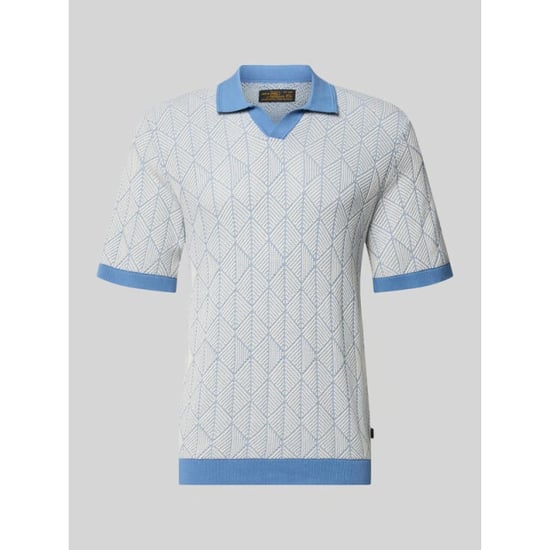 Jack & Jones Jprblublake structure knit split neck ss dessin - Image 1