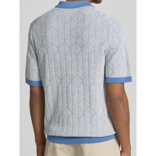 Jack & Jones Jprblublake structure knit split neck ss dessin - Image 2