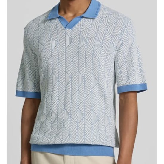 Jack & Jones Jprblublake structure knit split neck ss dessin - Image 3