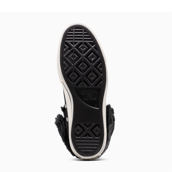 Women's Converse Chuck Taylor All Star Fol Platform Trainers in 001-Black/Bla - Image 4