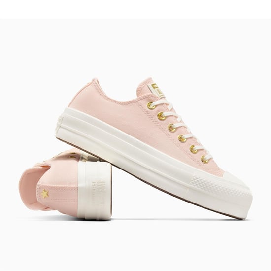 Women's Converse Chuck Taylor All Star Lif Platform Trainers in 691-Pale Peta - Image 5