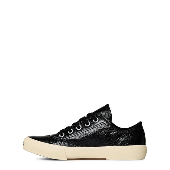 Women's Balenciaga Paris Low Trainers in Black - Image 2