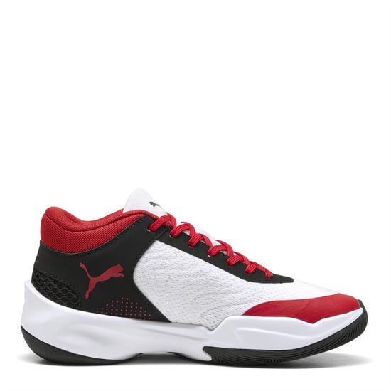 Boys Puma Kids Court Pro 2 Basketball Trainers in Black-For All - Image 4