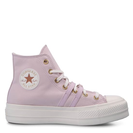 Women's Converse Chuck Taylor All Star Lif Canvas High Top Trainers in 681-Summit Pi - Image 1