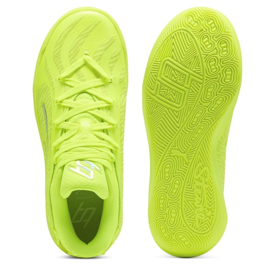 Women's Puma Stewie 4 Flawless Basketball Trainers in Lime Squeeze - Image 4