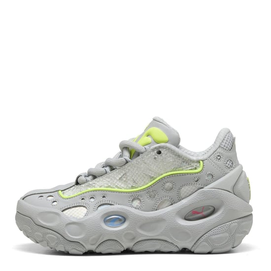Boys Puma Kids La France Trainers in Flt Lght Gry-Su - Image 2
