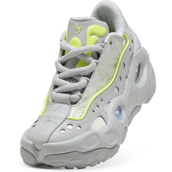 Boys Puma Kids La France Trainers in Flt Lght Gry-Su - Image 6