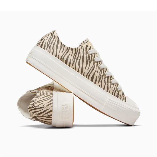 Women's Converse Chuck Taylor All Star Lif Canvas High Top Trainers in 286-Egret/Egr - Image 5