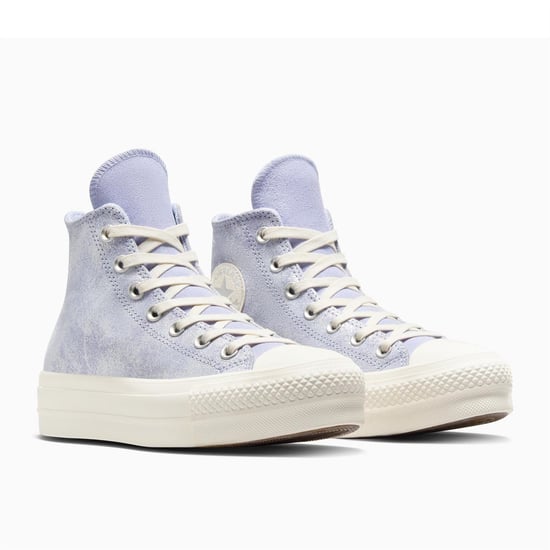Women's Converse Chuck Taylor All Star Lif High Top Trainers in 537-Lilac Pew - Image 3