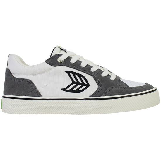 Cariuma Vallely Pro Unisex Off White/Grey Plimsolls - Image 1