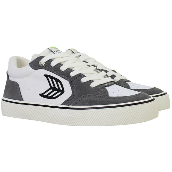 Cariuma Vallely Pro Unisex Off White/Grey Plimsolls - Image 2