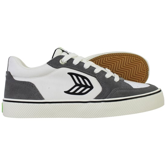 Cariuma Vallely Pro Unisex Off White/Grey Plimsolls - Image 4