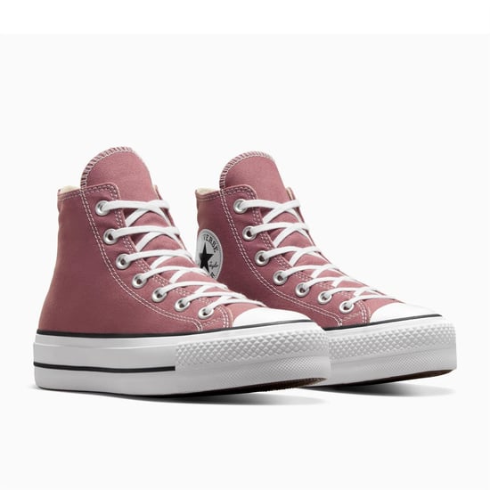 Women's Converse Chuck Taylor All Star Canvas High Top Trainers in 665-Light Sad - Image 4