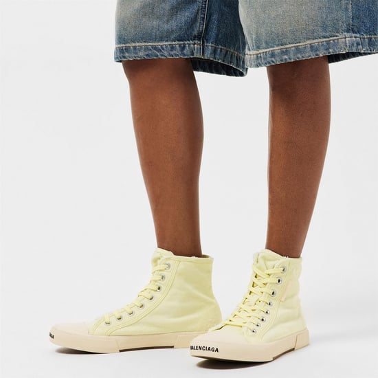 Women's Balenciaga Ankle Length Sneakers in Yellow/White - Image 3