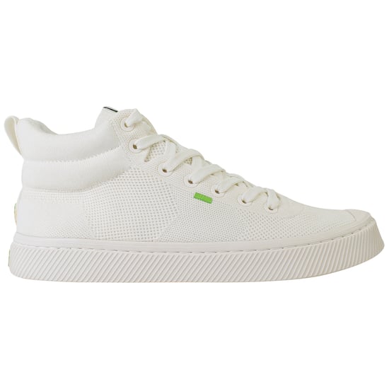 Cariuma IBI High Knit Unisex Off White Plimsolls - Image 1
