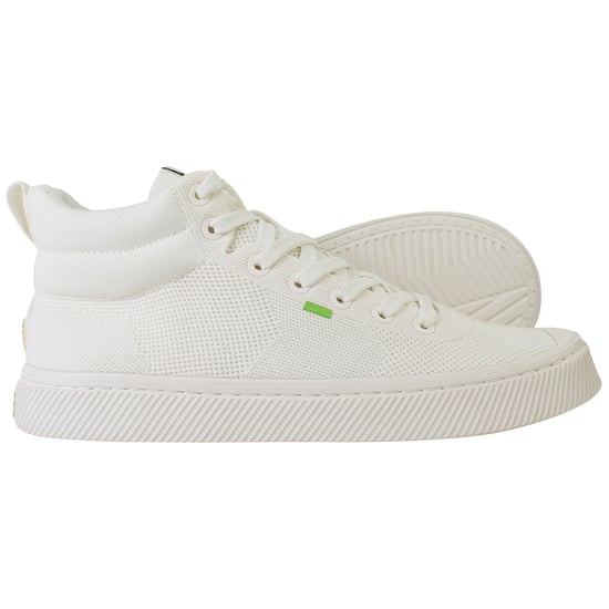 Cariuma IBI High Knit Unisex Off White Plimsolls - Image 4