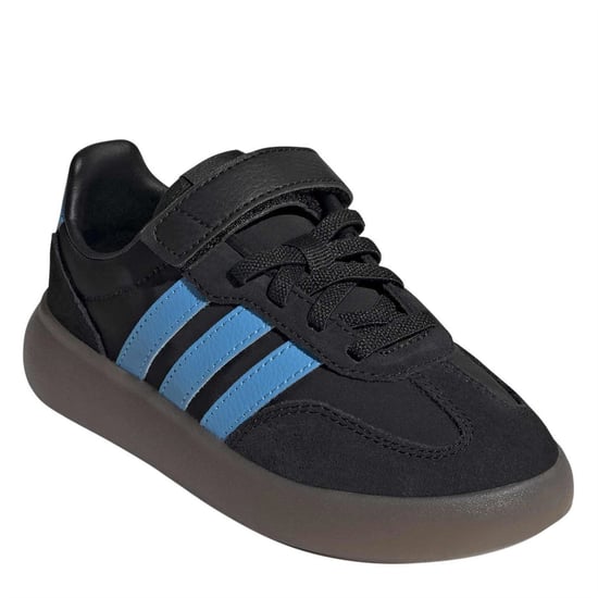 Boys adidas Barreda Decode Low Top Trainers in Core Black/Luci - Image 3