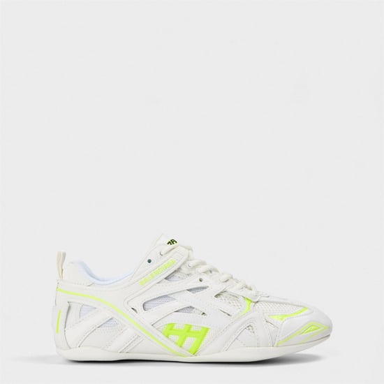 Women's Balenciaga Low Trainers in White/Yellow - Image 1