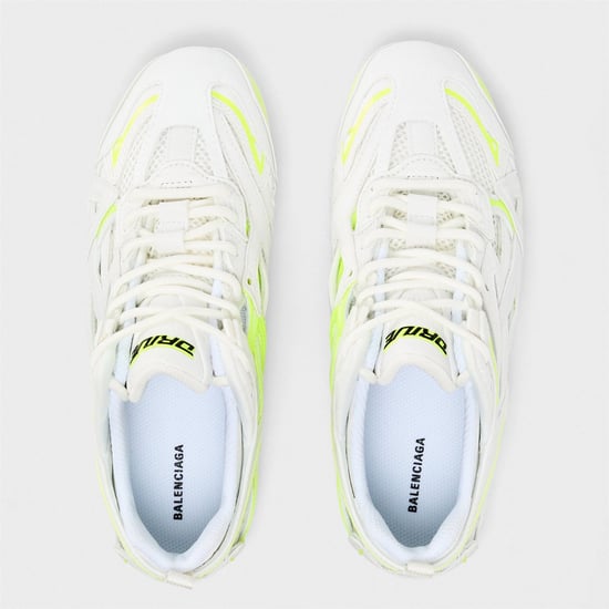 Women's Balenciaga Low Trainers in White/Yellow - Image 4