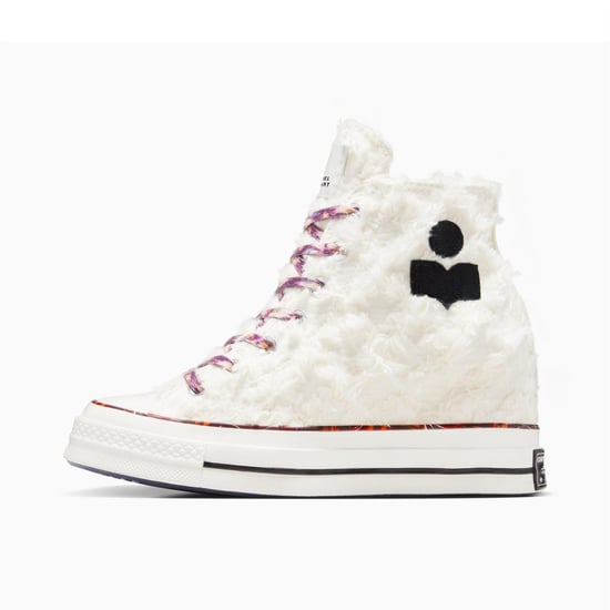 Women's Converse Chuck 70 Wedge Hi Vanilla Trainers in 101-Natural - Image 2