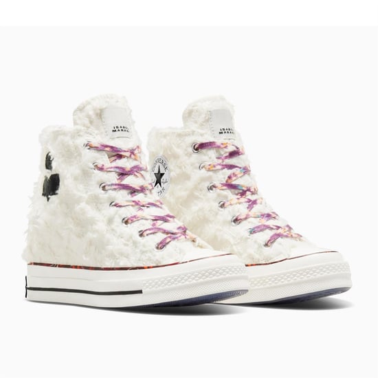 Women's Converse Chuck 70 Wedge Hi Vanilla Trainers in 101-Natural - Image 3
