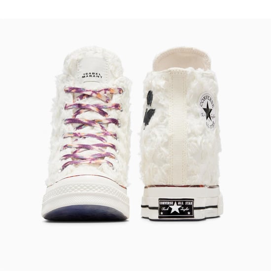 Women's Converse Chuck 70 Wedge Hi Vanilla Trainers in 101-Natural - Image 5