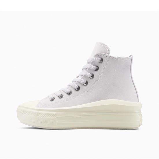 Women's Converse Chuck Taylor All Star Mov High Top Trainers in 535-Bone Cold - Image 2