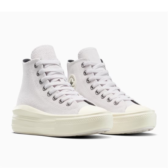 Women's Converse Chuck Taylor All Star Mov High Top Trainers in 535-Bone Cold - Image 3