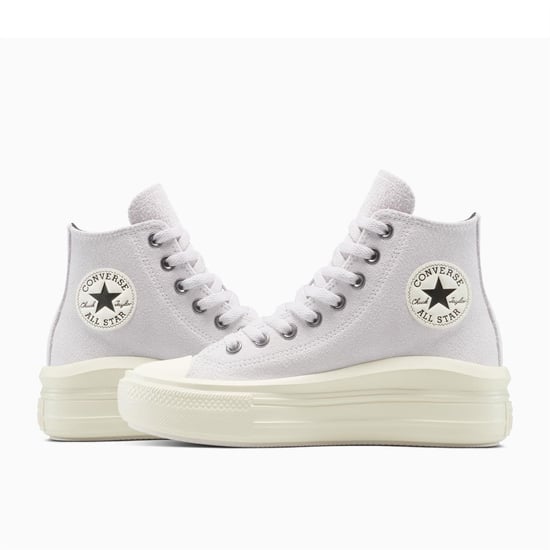 Women's Converse Chuck Taylor All Star Mov High Top Trainers in 535-Bone Cold - Image 4