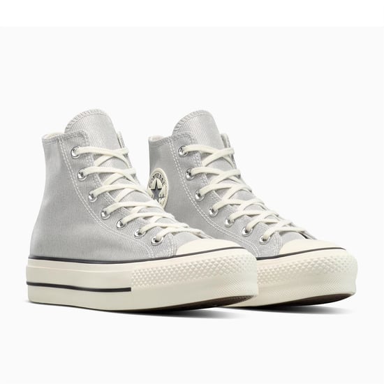 Women's Converse Chuck Taylor All Star Lif High Top Trainers in 102-White/Egr - Image 4