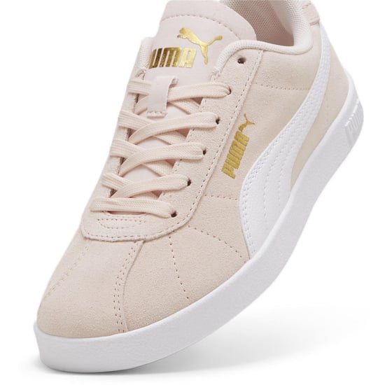 Girls Puma Club Ii Jr Low Top Trainers Unisex Kids in Island Pink-W - Image 6