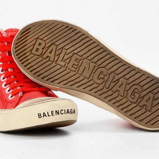 Women's Balenciaga Paris High Tops in Red/White - Image 3