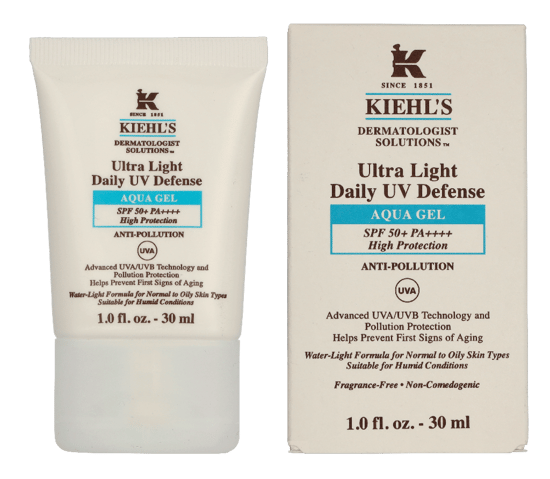 Kiehl's D.S. Ultra Light Daily UV Defense Aqua Gel SPF50 - Image 1