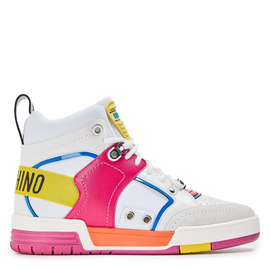 Women's Moschino Court Trainers in White - Image 1