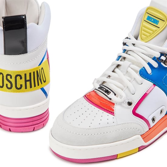 Women's Moschino Court Trainers in White - Image 3