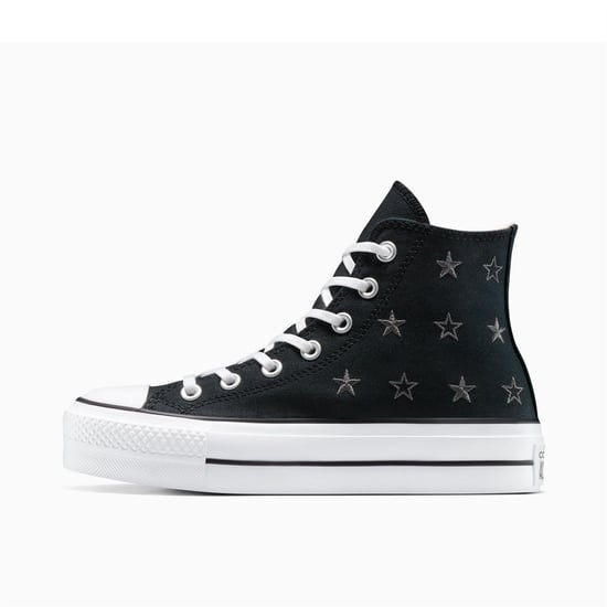 Women's Converse Chuck Taylor All Star Lif Canvas High Top Trainers in 001-Black/Nat - Image 2