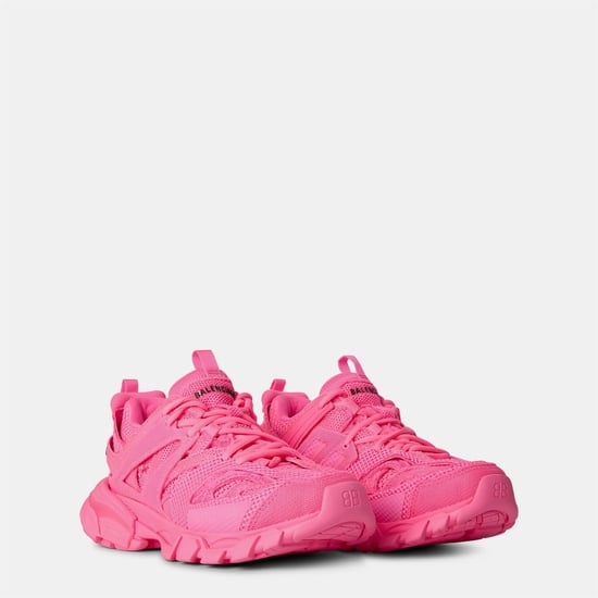 Women's Balenciaga Track Trainers in Fluo Pink/Black - Image 3