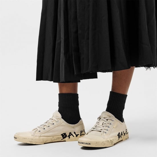 Women's Balenciaga Low Trainers in White/Black - Image 3