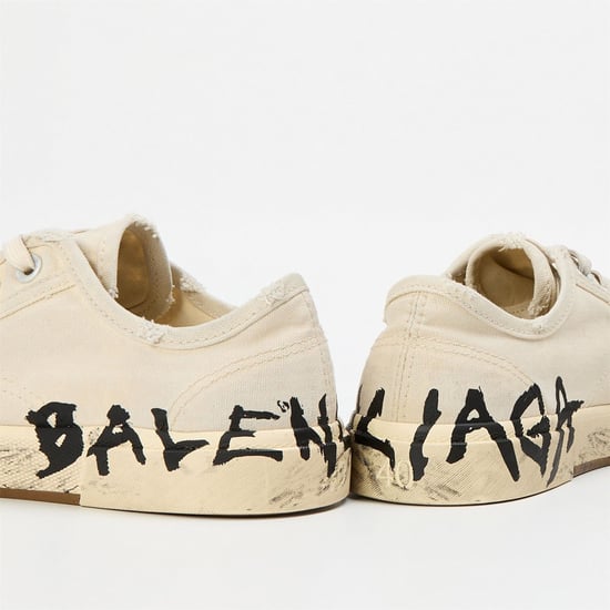 Women's Balenciaga Low Trainers in White/Black - Image 4