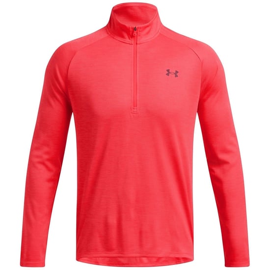 Men's Under Armour Tech™ ½ Zip Long Sleeve in Racer Red - Image 1