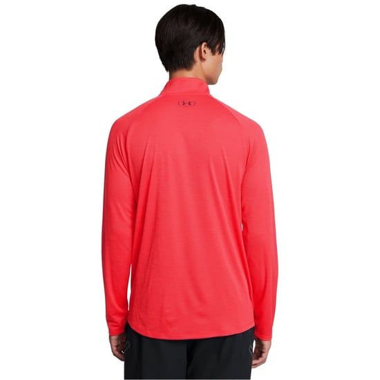 Men's Under Armour Tech™ ½ Zip Long Sleeve in Racer Red - Image 3