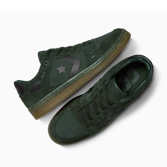 Men's Converse Adults As 1 Pro Skate Shoes in 302-Green Ony - Image 3