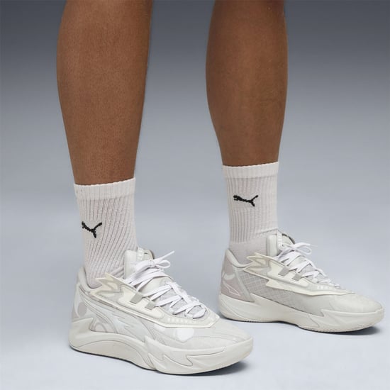 Men's Puma Scoot Zeros Ii Basketball Trainers in Glacial Gray-P - Image 3